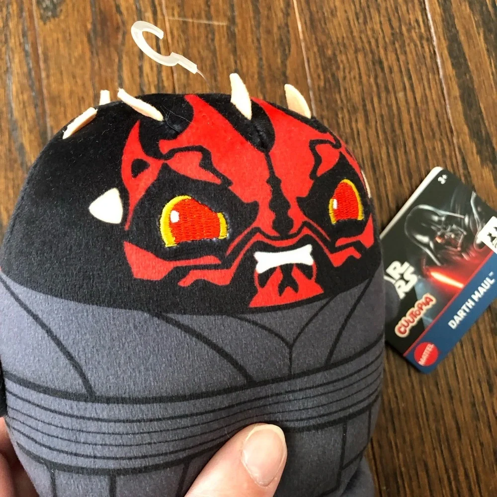 NWT Star Wars x Cuutopia Mattel 5” Darth Maul Sith Lord Soft Plush Toy - Picture 3 of 8